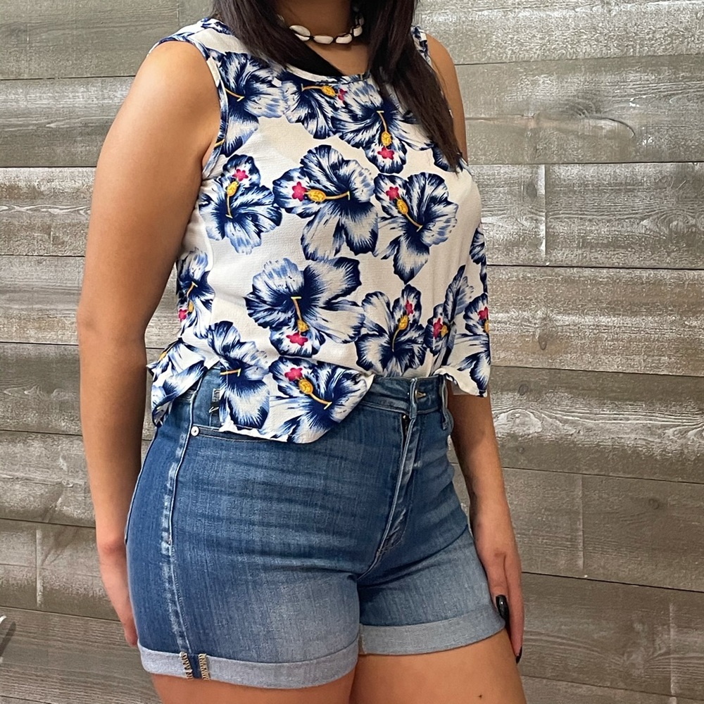 NEW! Kancan denim high rise shorts NWT - Picture 6 of 16